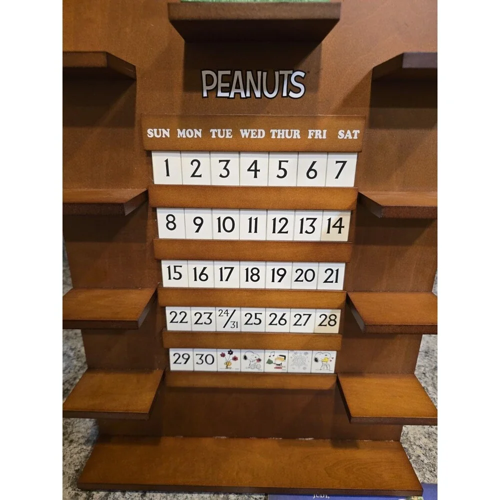 Snoopy Through The Year Perpetual Calendar Made by The Bradford Exchange